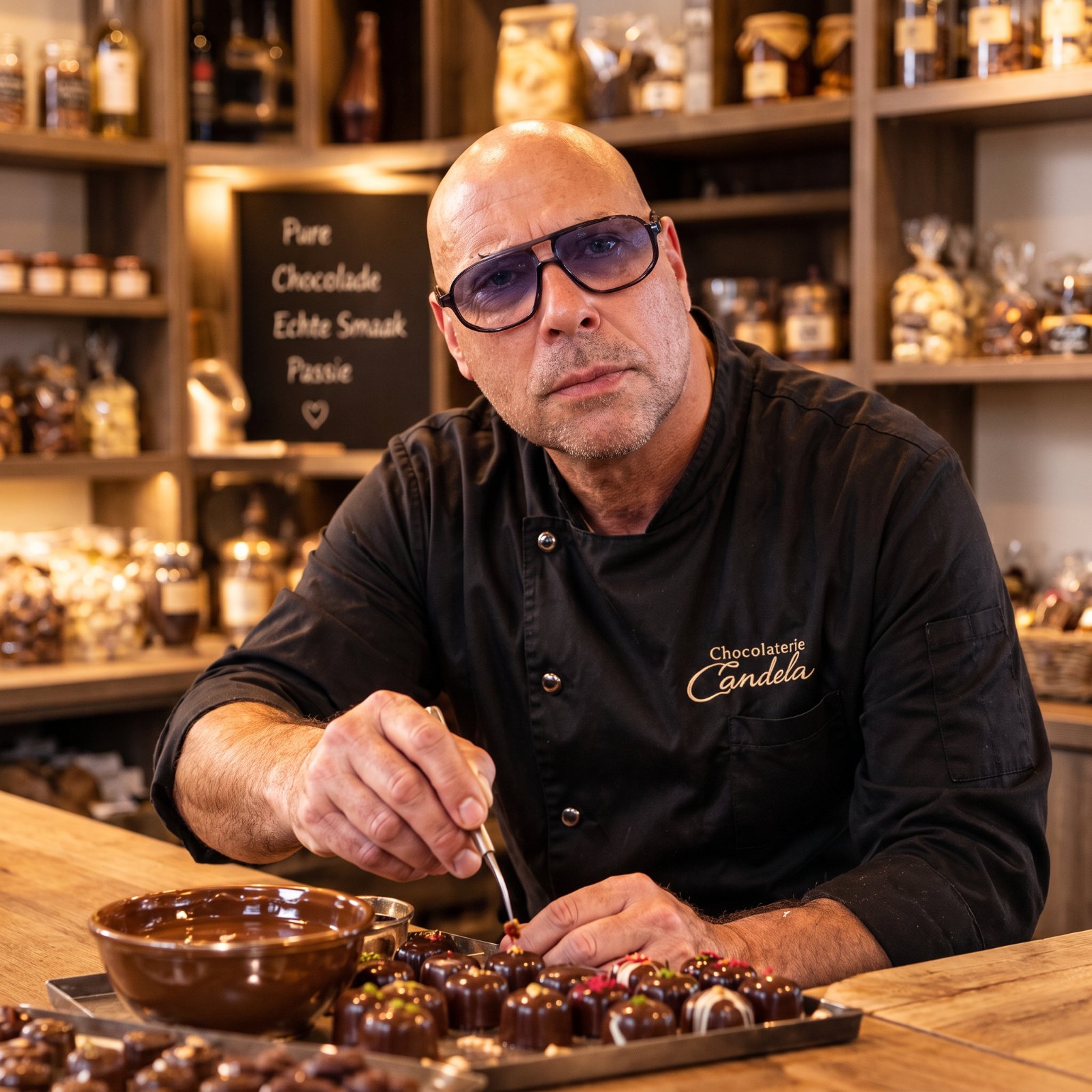 Chocolatier Candela, maker bij Gracias