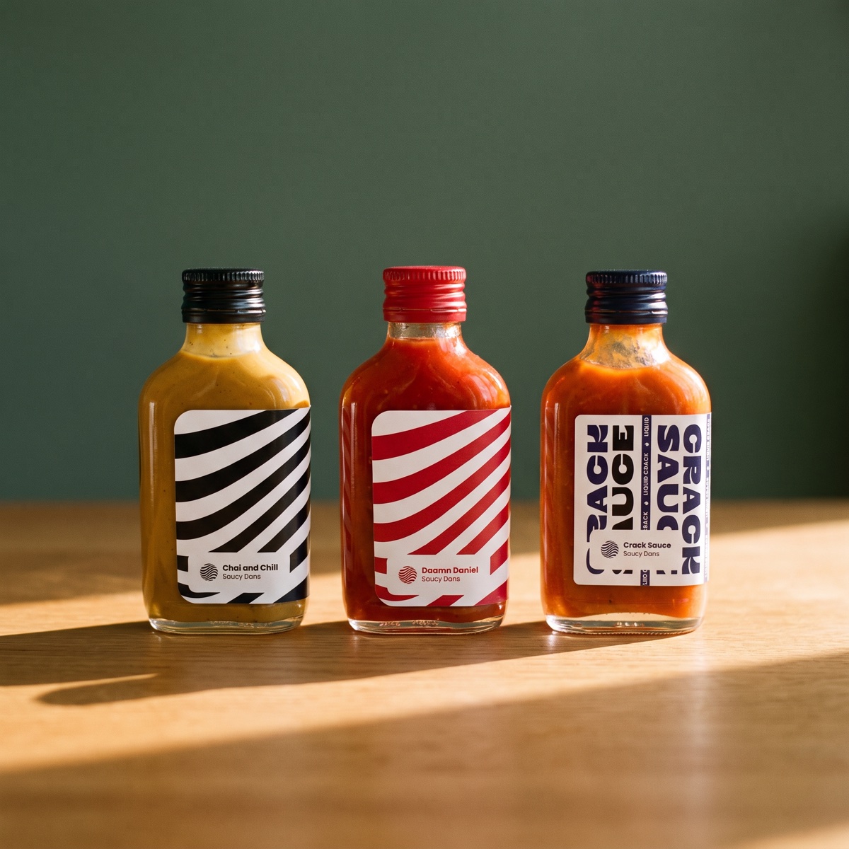 [3 Pack] The Spicy Trio van Saucy Dan's